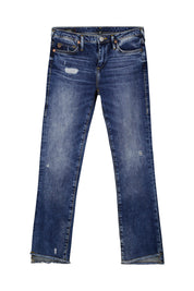 Jeans mit ausgestelltem Bein - 4646 Blue Denim - Blau