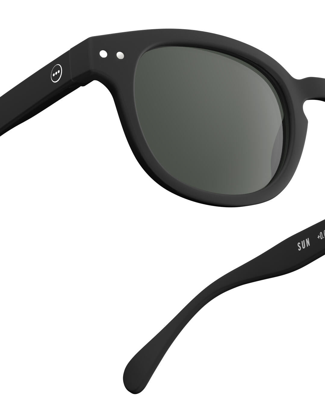 Sonnenbrille mit Dioptrie +2,5 - BLACK - Schwarz