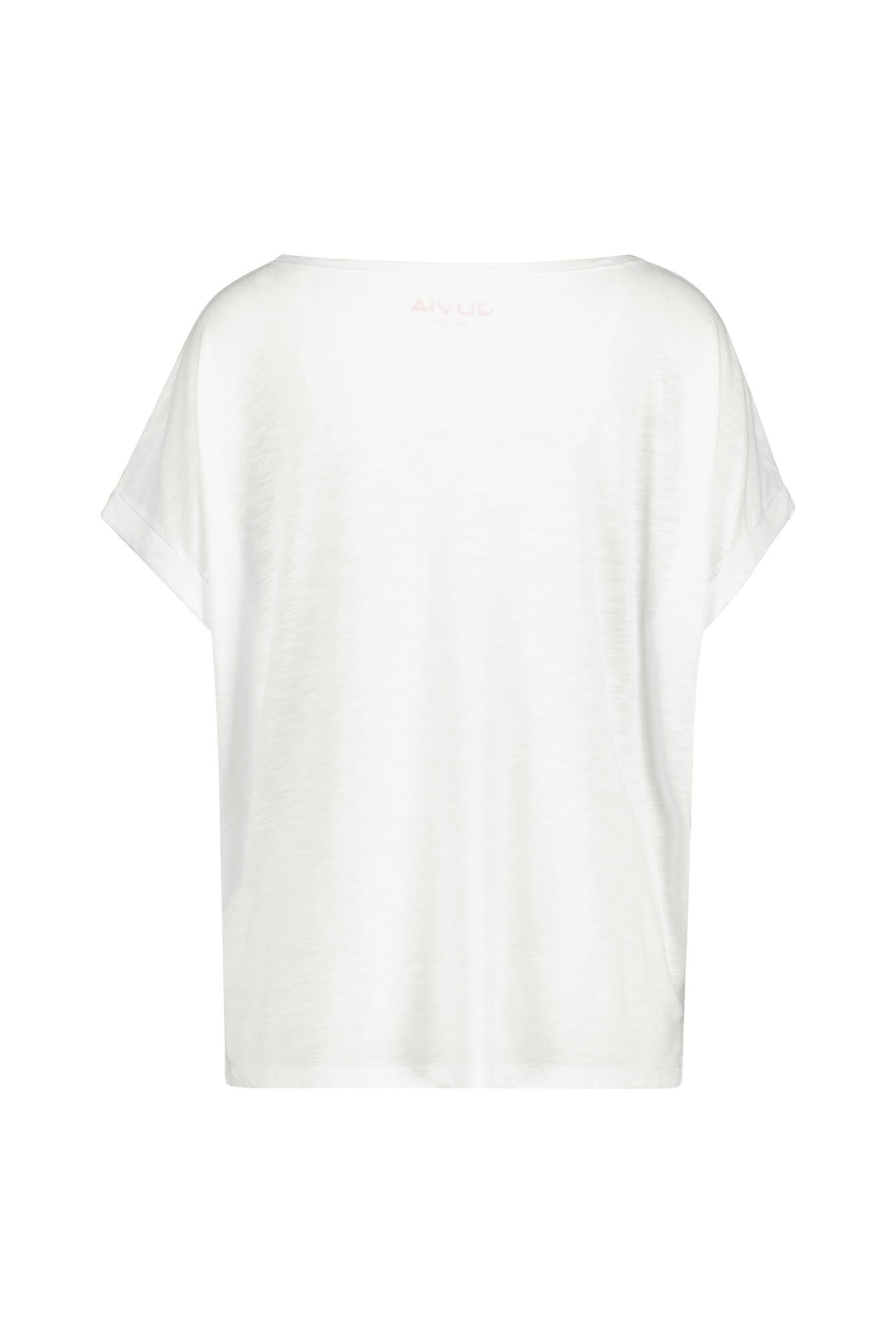 T-Shirt aus Baumwollmix - 100 White - Weiß