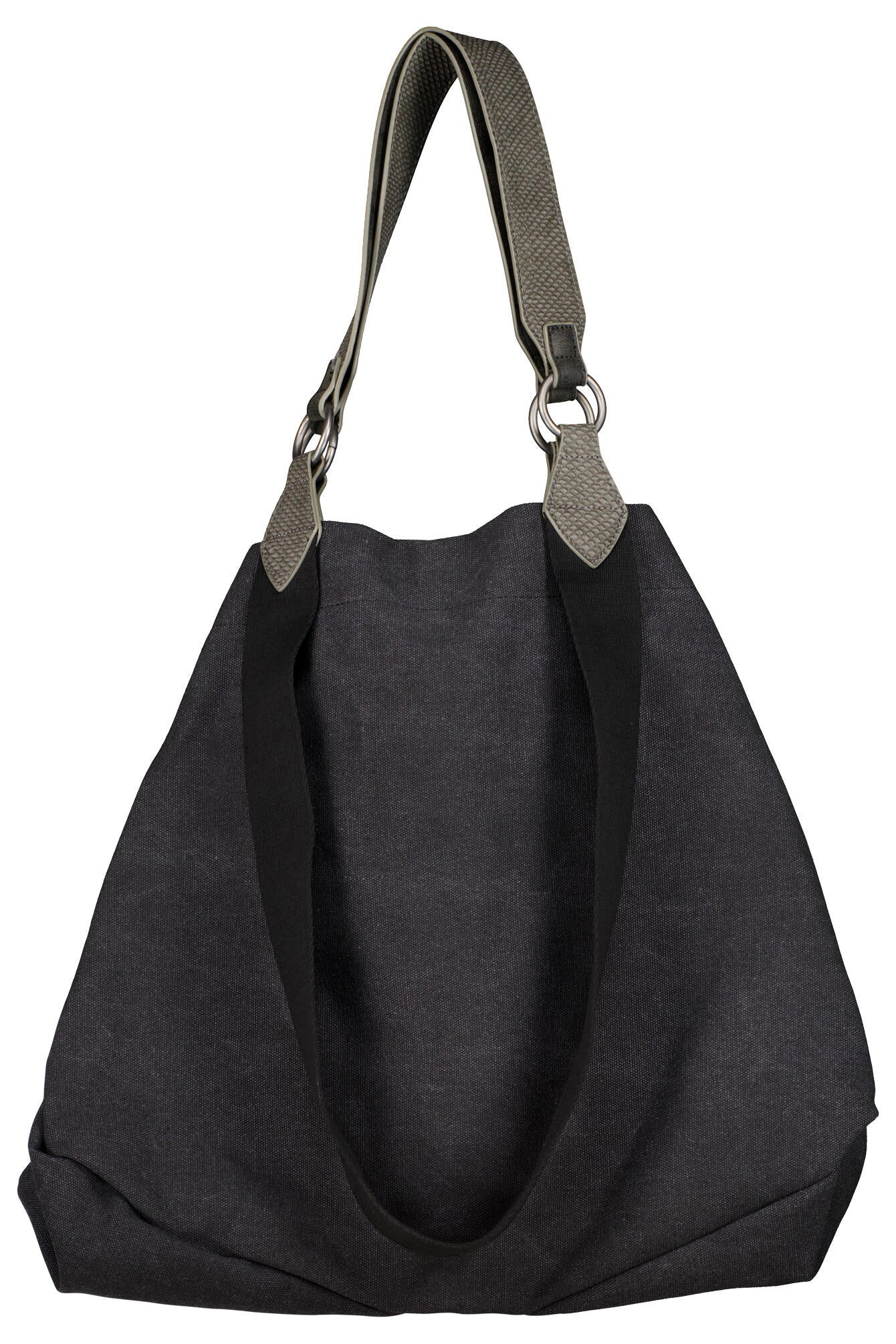 Schultertasche Izzy - Black - Grau