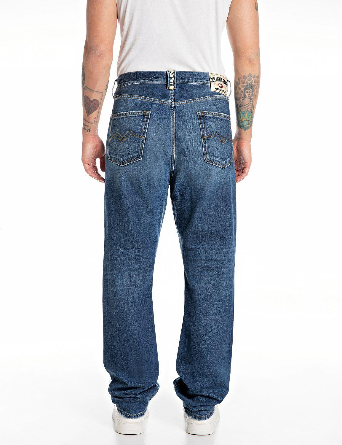 Jeans Straight Leg - 007 - Blau