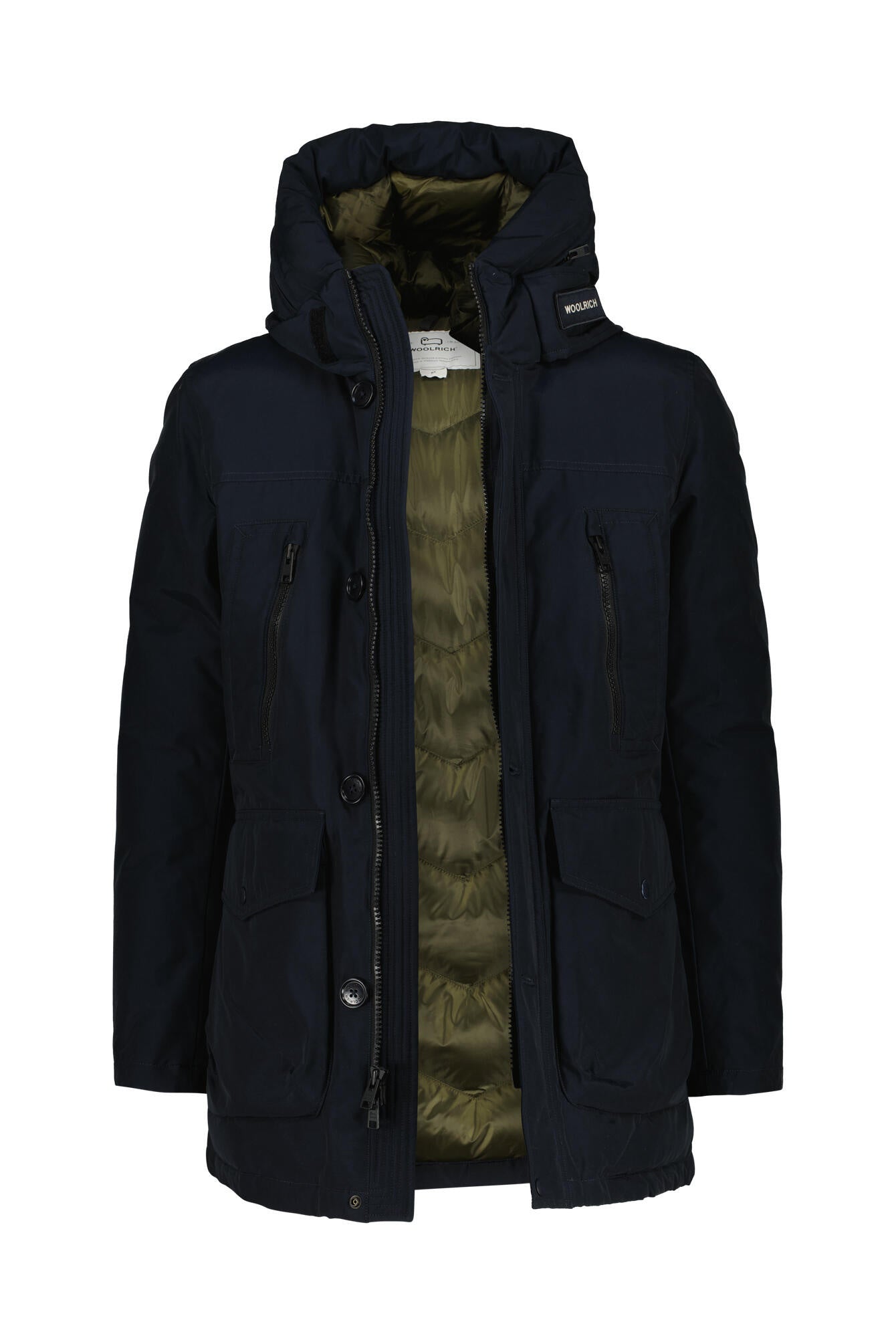 Daunen-Parka - Melton Blue - Blau