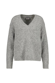 Strickpullover aus Alpakamix - 919 Grey - Grau