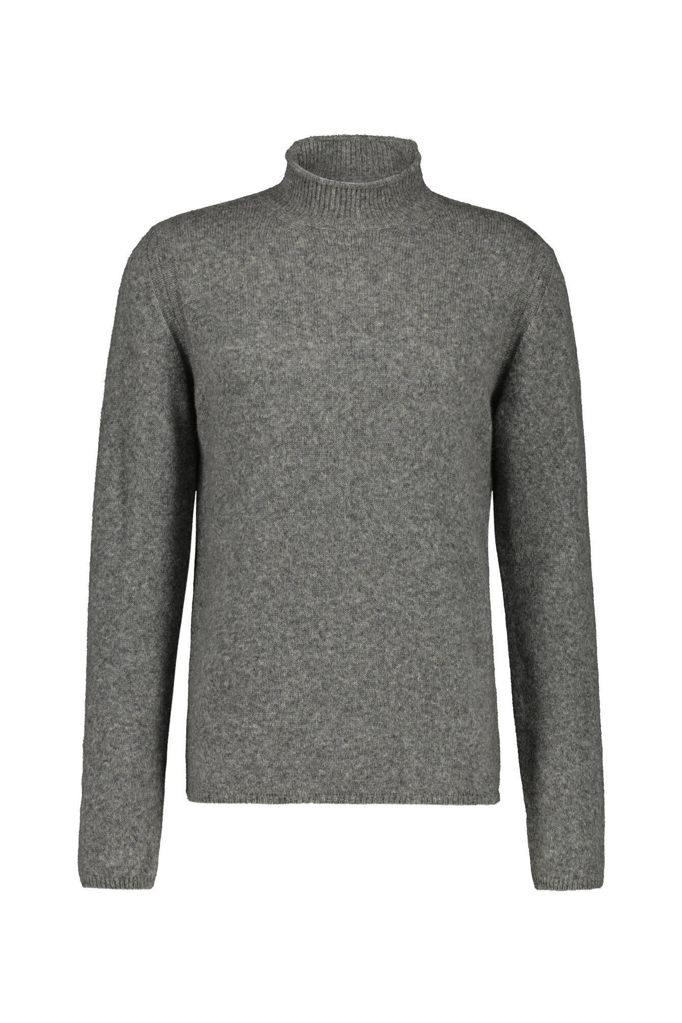 Strickpullover mit Turtleneck - 18 - Grau