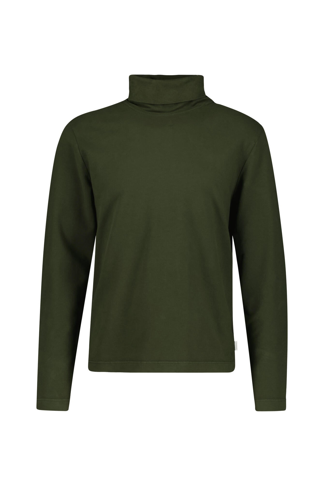 Sweatshirt mit Turtleneck - Olive - Grün