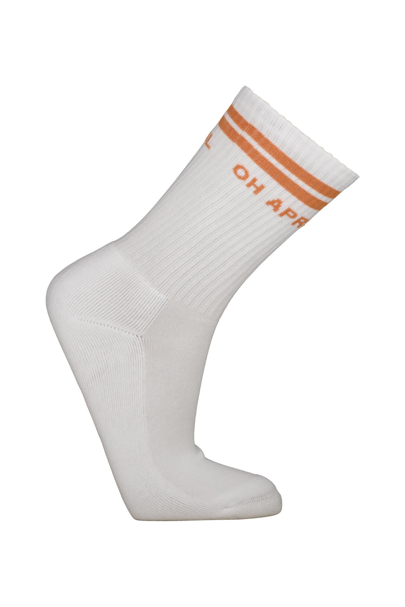 Socken aus Baumwollmix - White Peach - Weiß