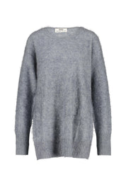 Weicher Pullover aus Kaschmir - 7500 Flanell - Grau