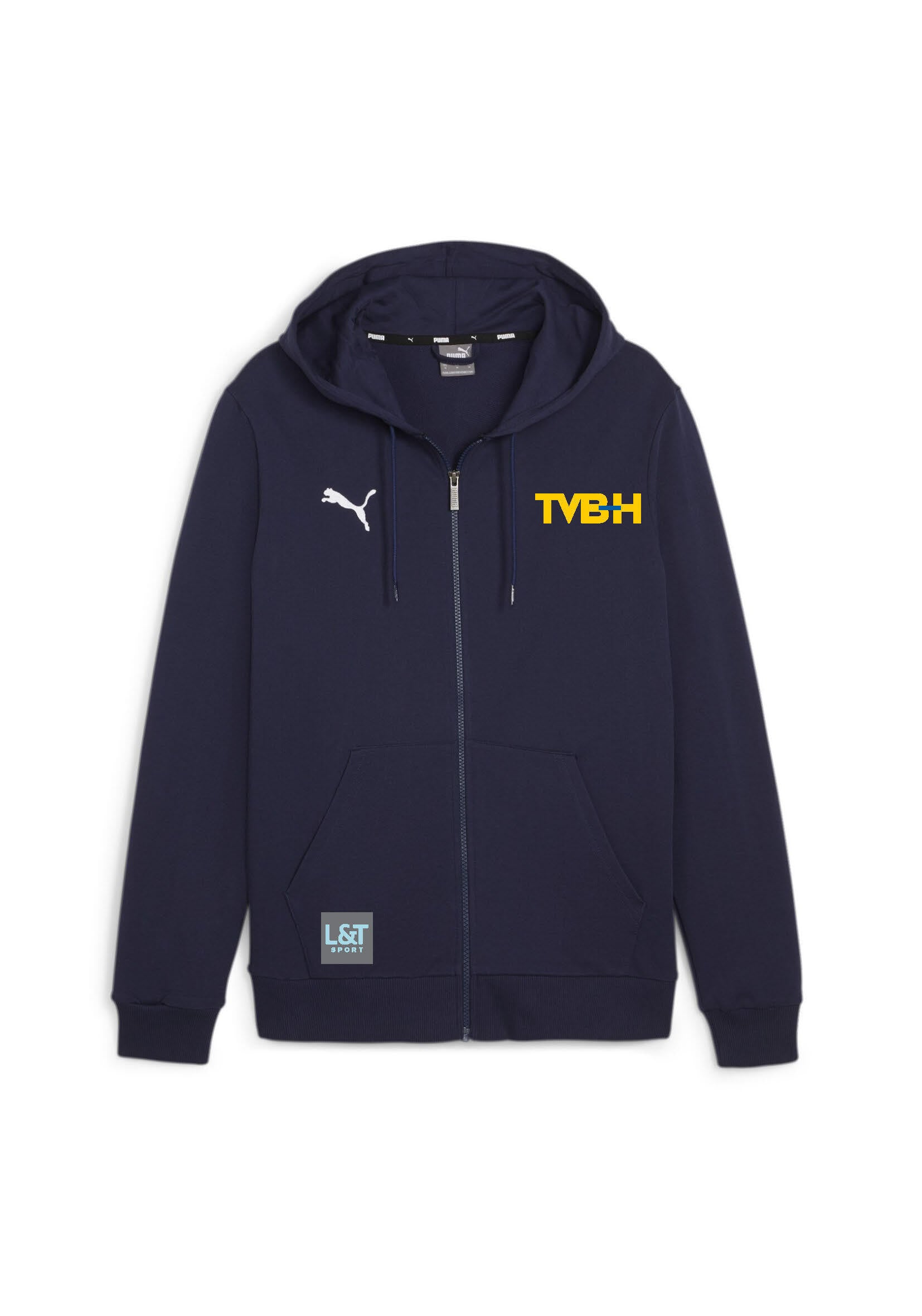 Herren TV Bissendorf-Holte Zip Sweat - 006-PUMA Navy-PUMA White - Blau