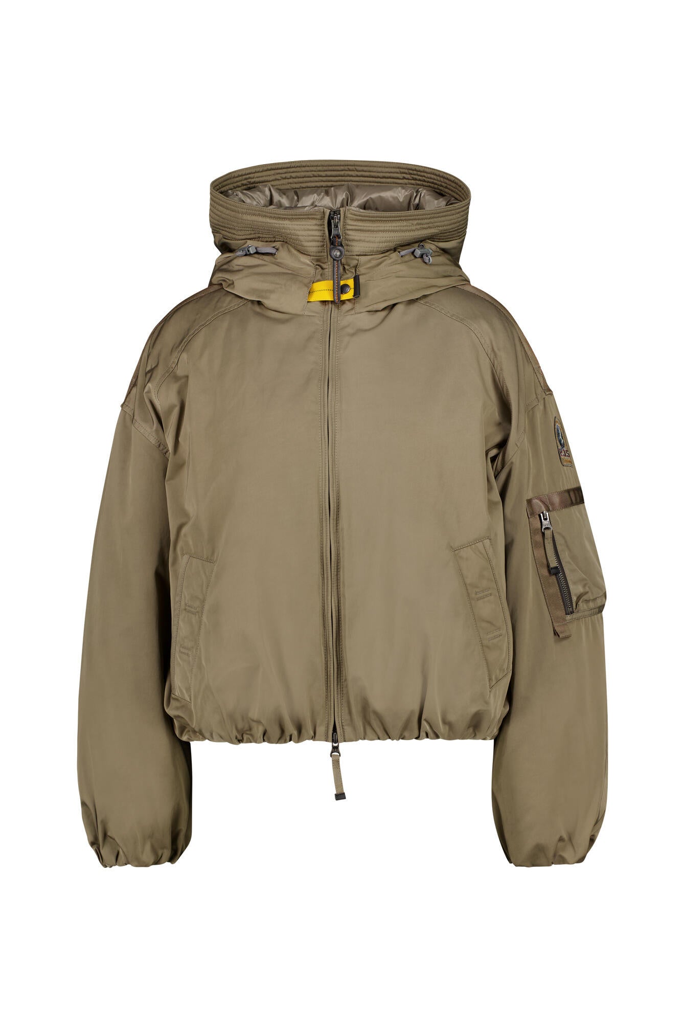 Daunen-Bomberjacke mit Kapuze - 0776 Atmosphere - Beige