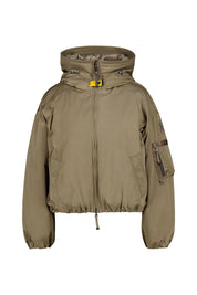 Daunen-Bomberjacke mit Kapuze - 0776 Atmosphere - Beige