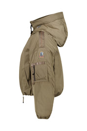 Daunen-Bomberjacke mit Kapuze - 0776 Atmosphere - Beige