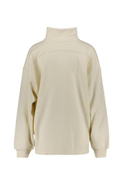 Oversized Pullover aus Bio-Baumwolle - Vanilla - Creme