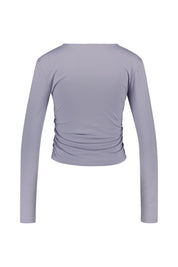 Langarmshirt aus Modalmix - Soft Purple - Violett