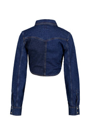 Kurze Jeansjacke - La Croisette - Blau