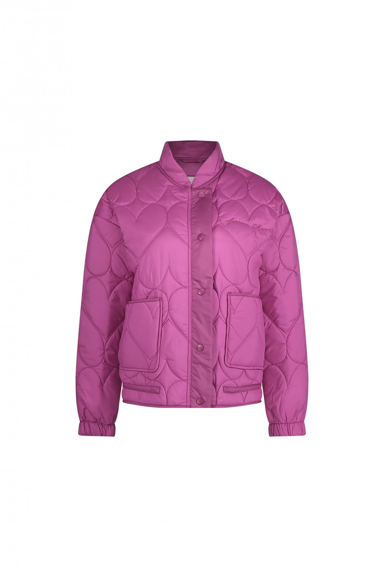 Steppjacke mit Stehkragen - 7324 Plum Party - Violett