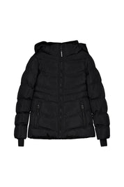 Gesteppte Winterjacke - 01 Black - Schwarz