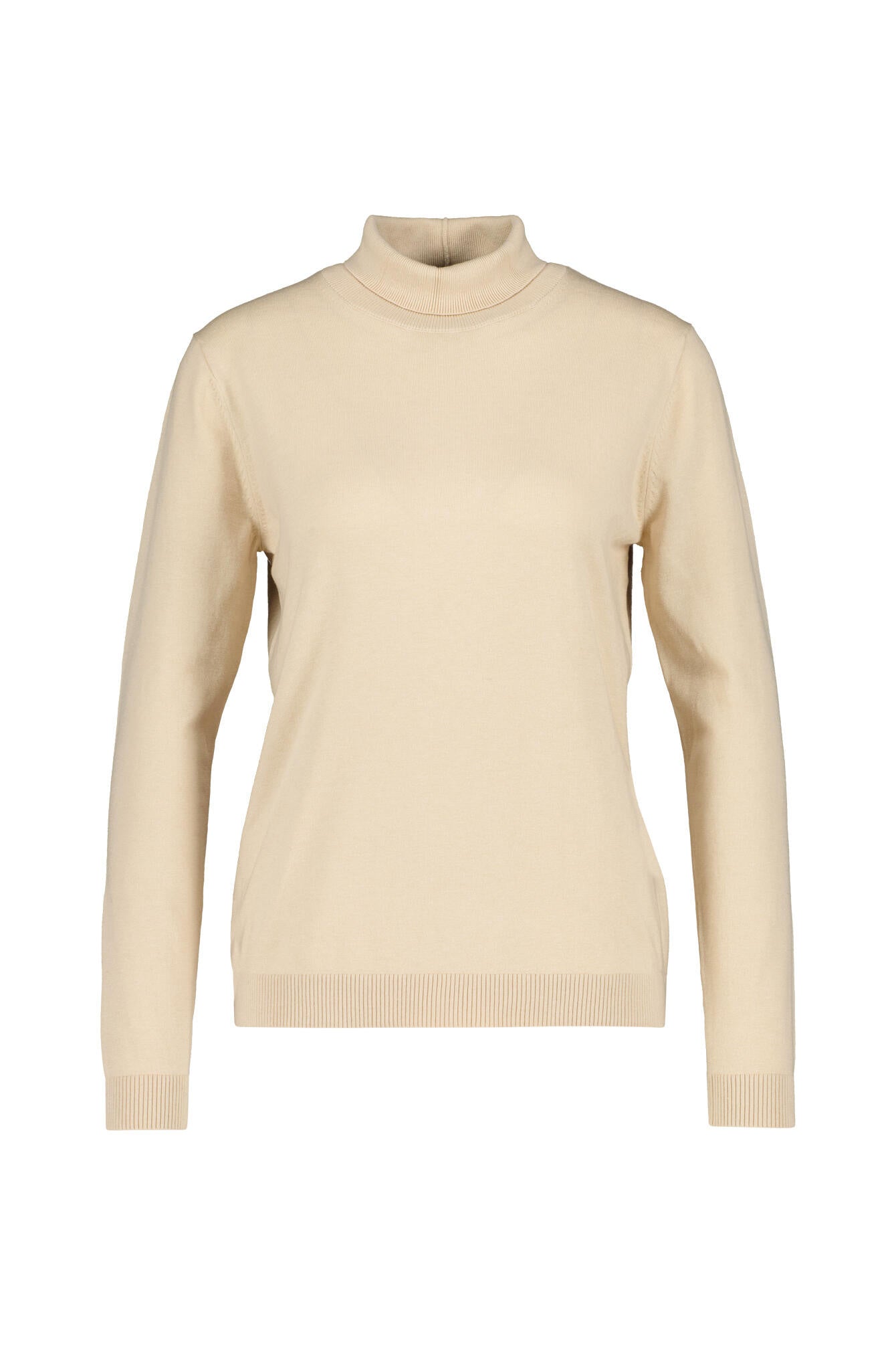 Leichter Rollkragenpullover - 002 - Beige