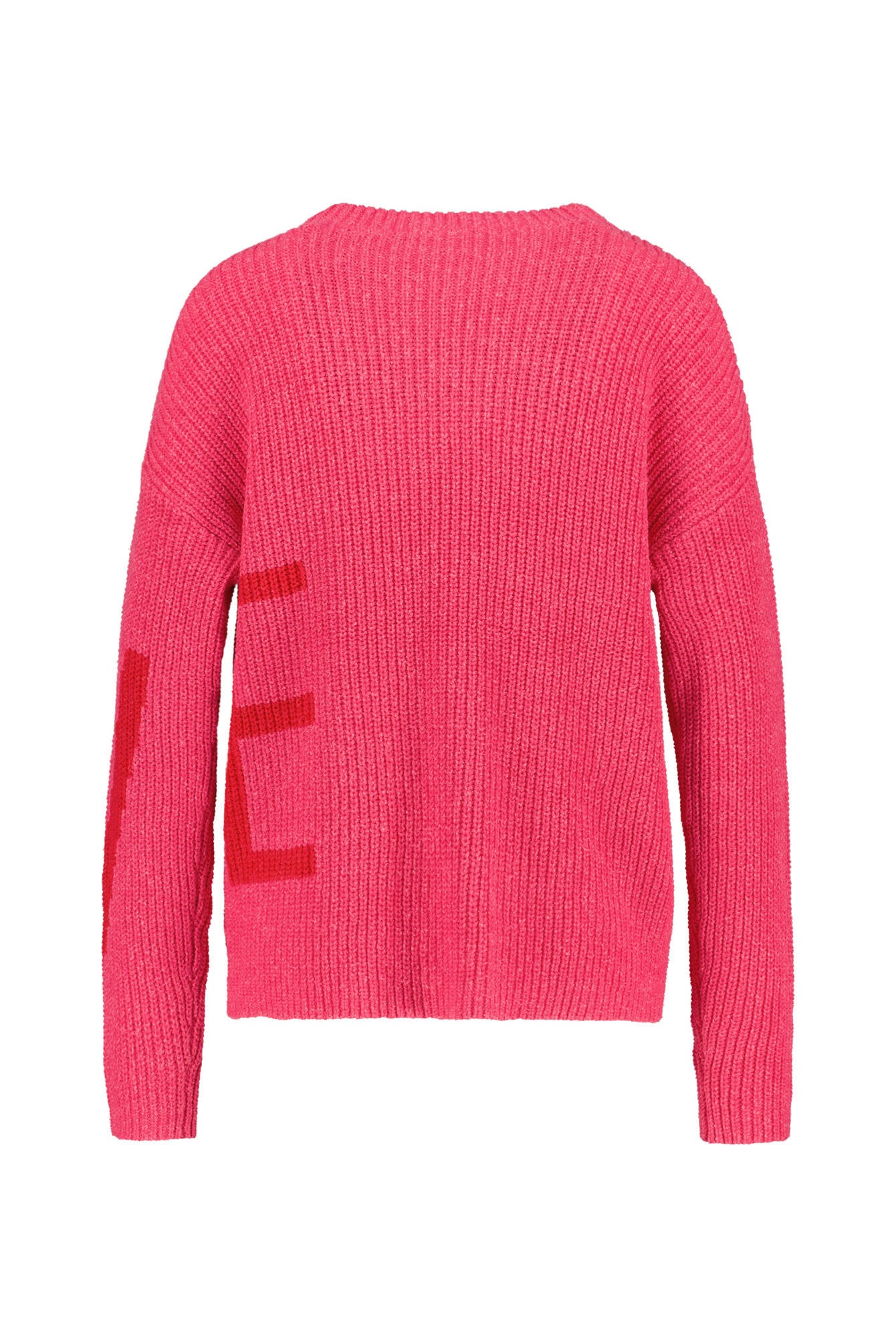 Strickpullover Love - Pink/Rot - Pink