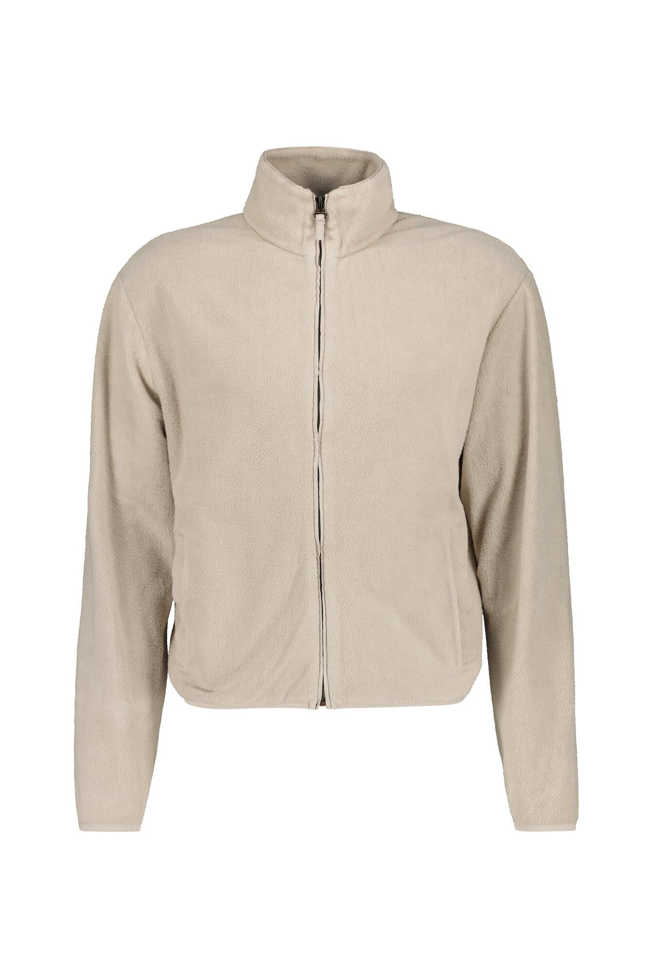 Fleecejacke aus Baumwolle - Beige - Beige