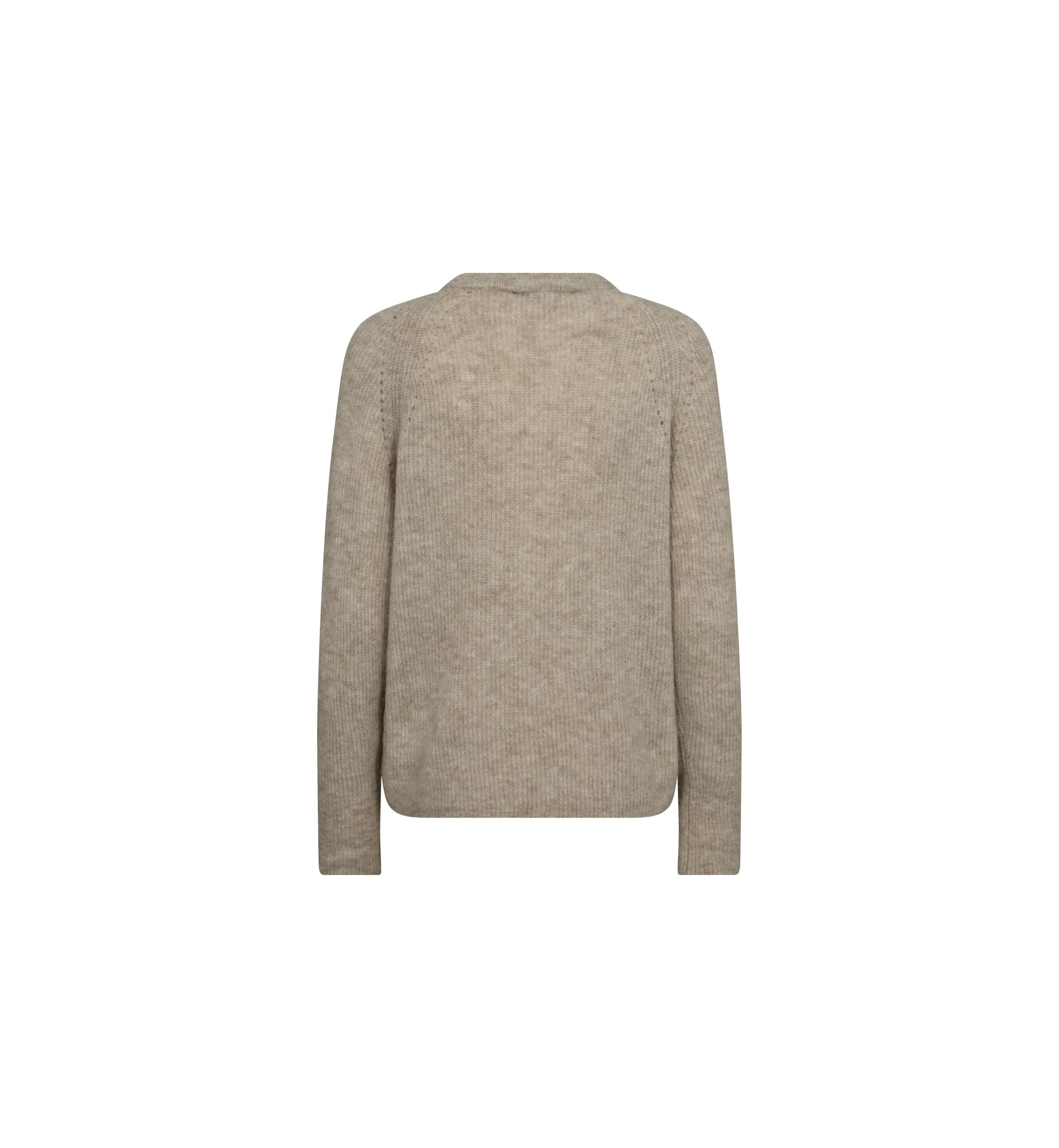 Leichter Strickpullover - 174 Feather Gray - Beige