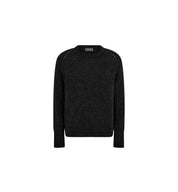 Leichter Strickpullover - 801 Black - Schwarz