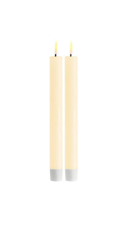 2er-Pack LED Stabkerzen - Creme - Creme