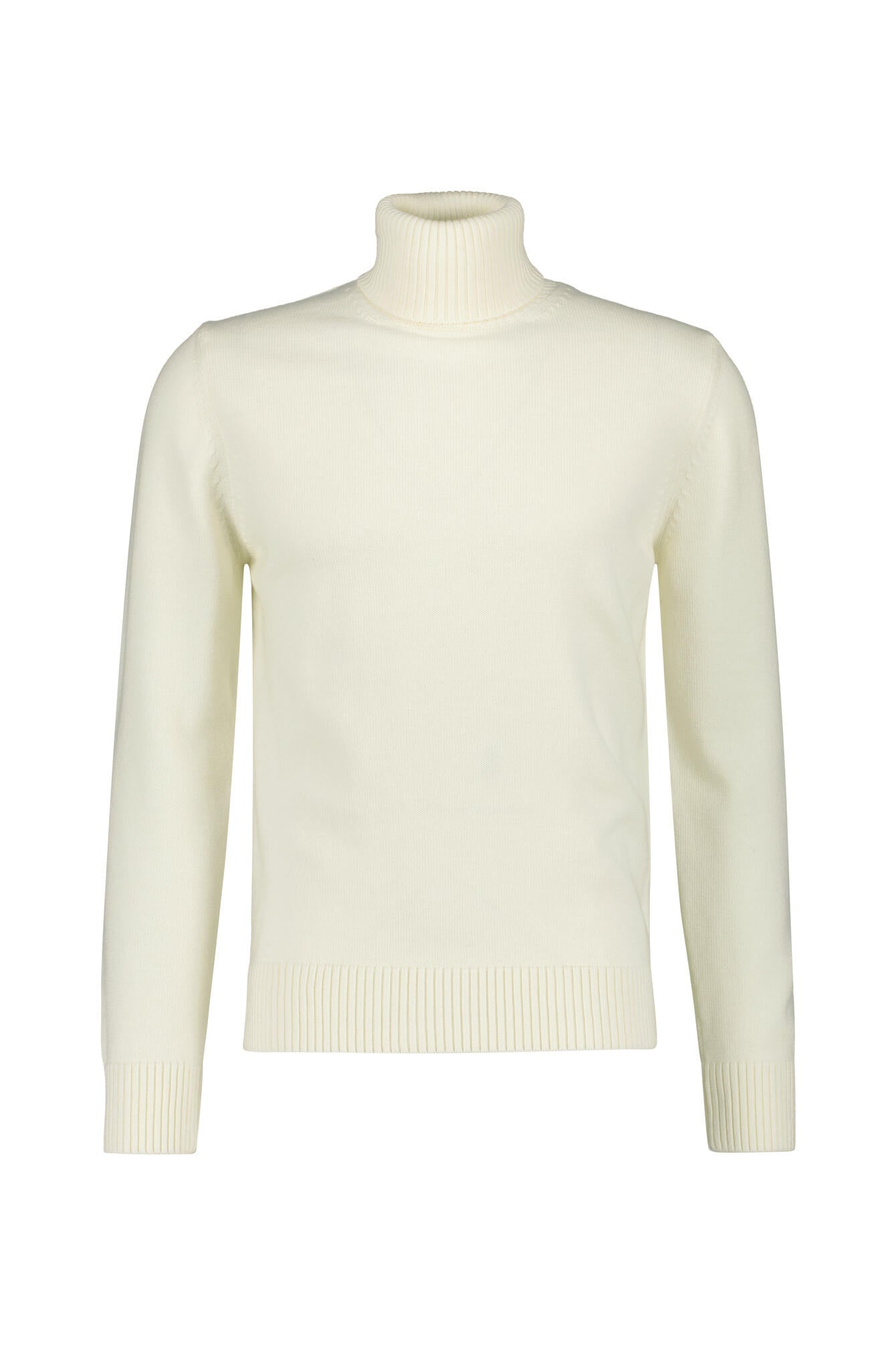 Strickpullover mit Rollkragen - 469 - Creme