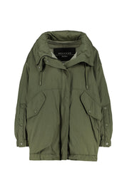 Parka mit einrollbarer Kapuze - 002 - Grün