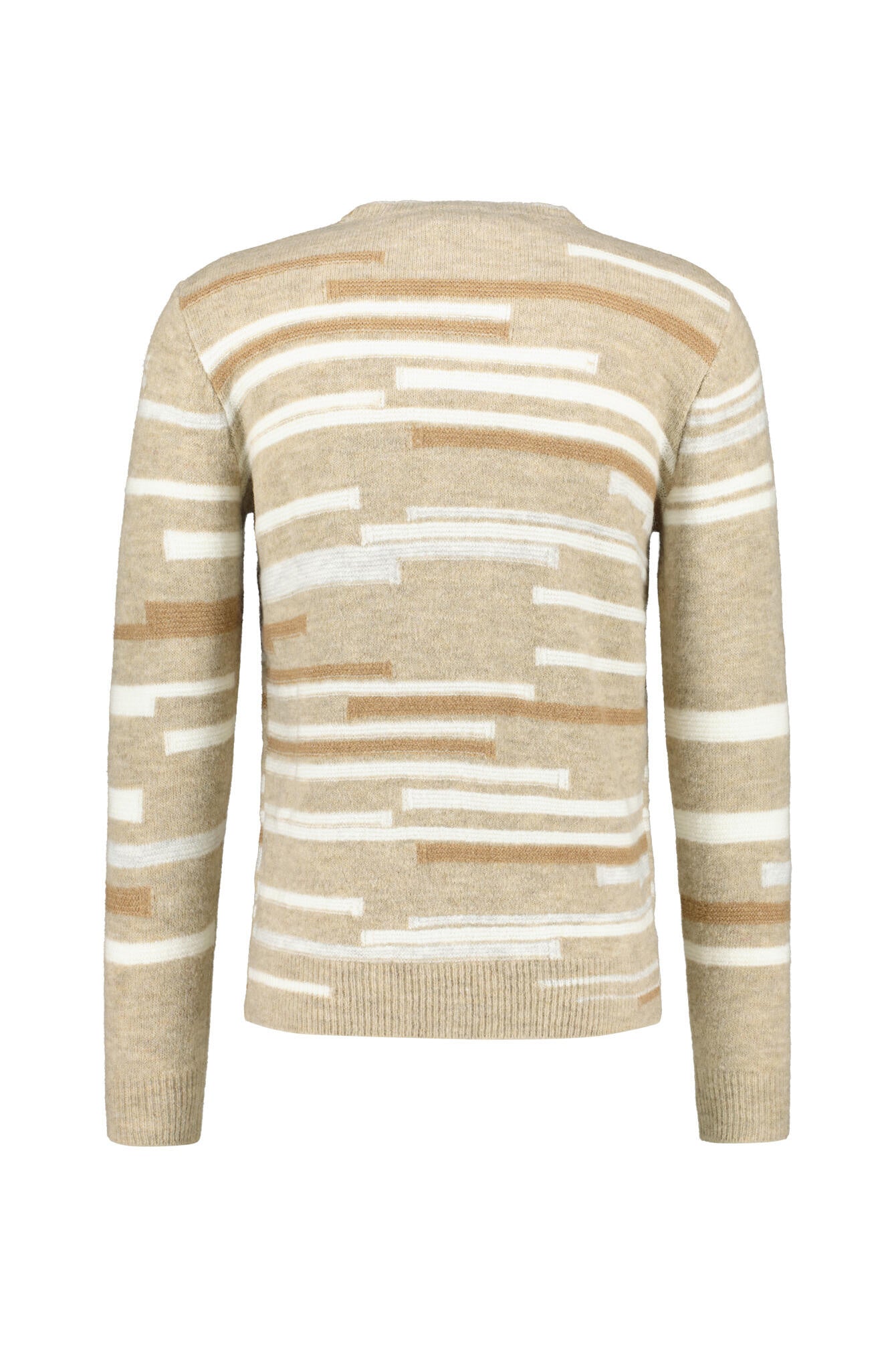 Strickpullover aus Woll-Mix - Beige - Beige