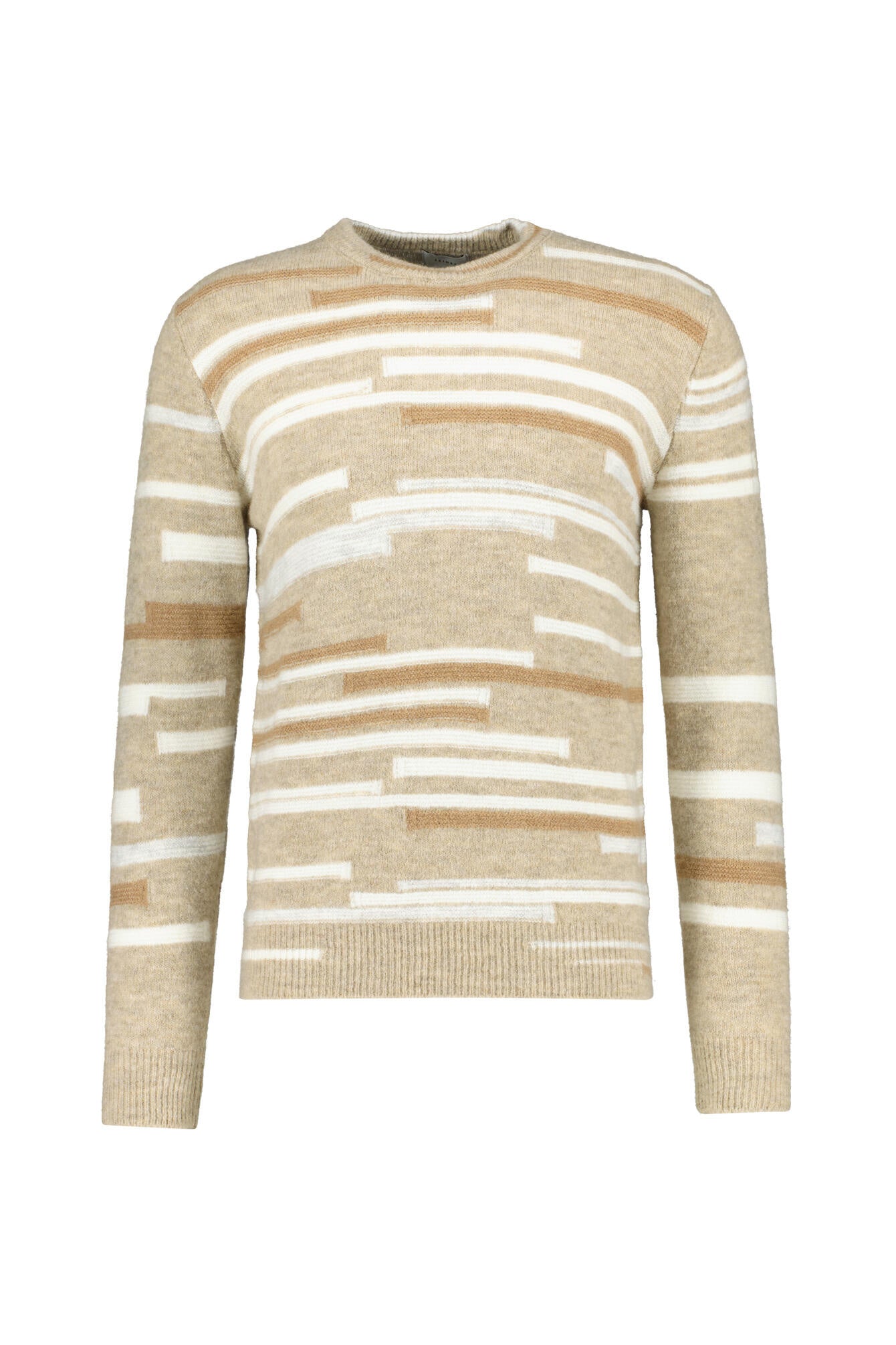 Strickpullover aus Woll-Mix - Beige - Beige