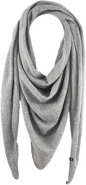 Dreieckstuch aus Lammwolle - 8500 Wedge Grey - Grau