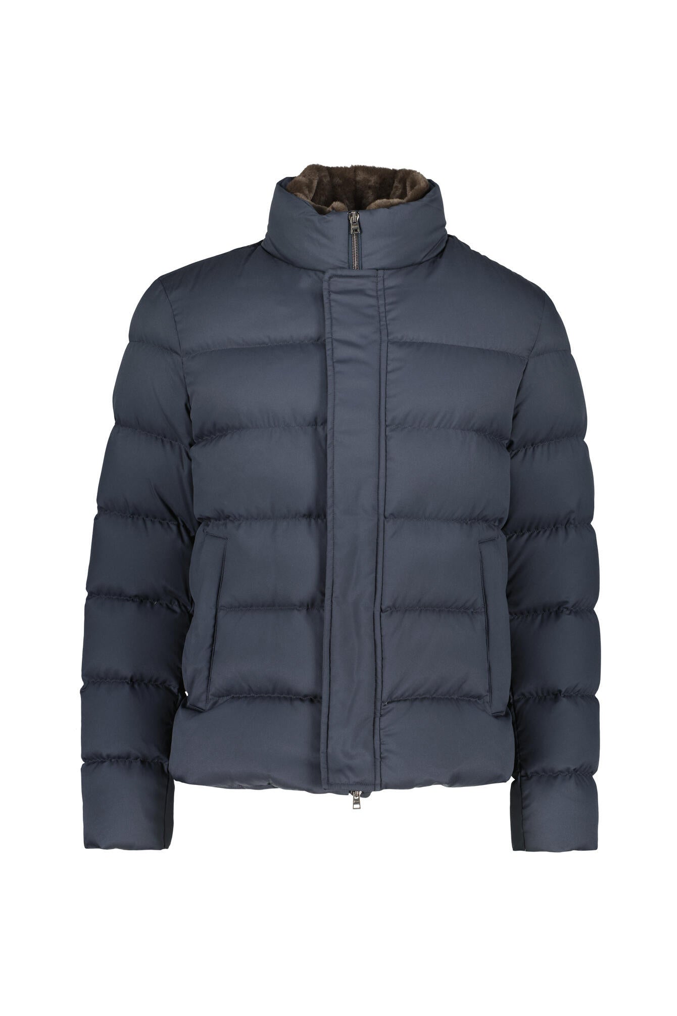 Daunenjacke mit Stehkragen - 9200 Blue Navy - Blau