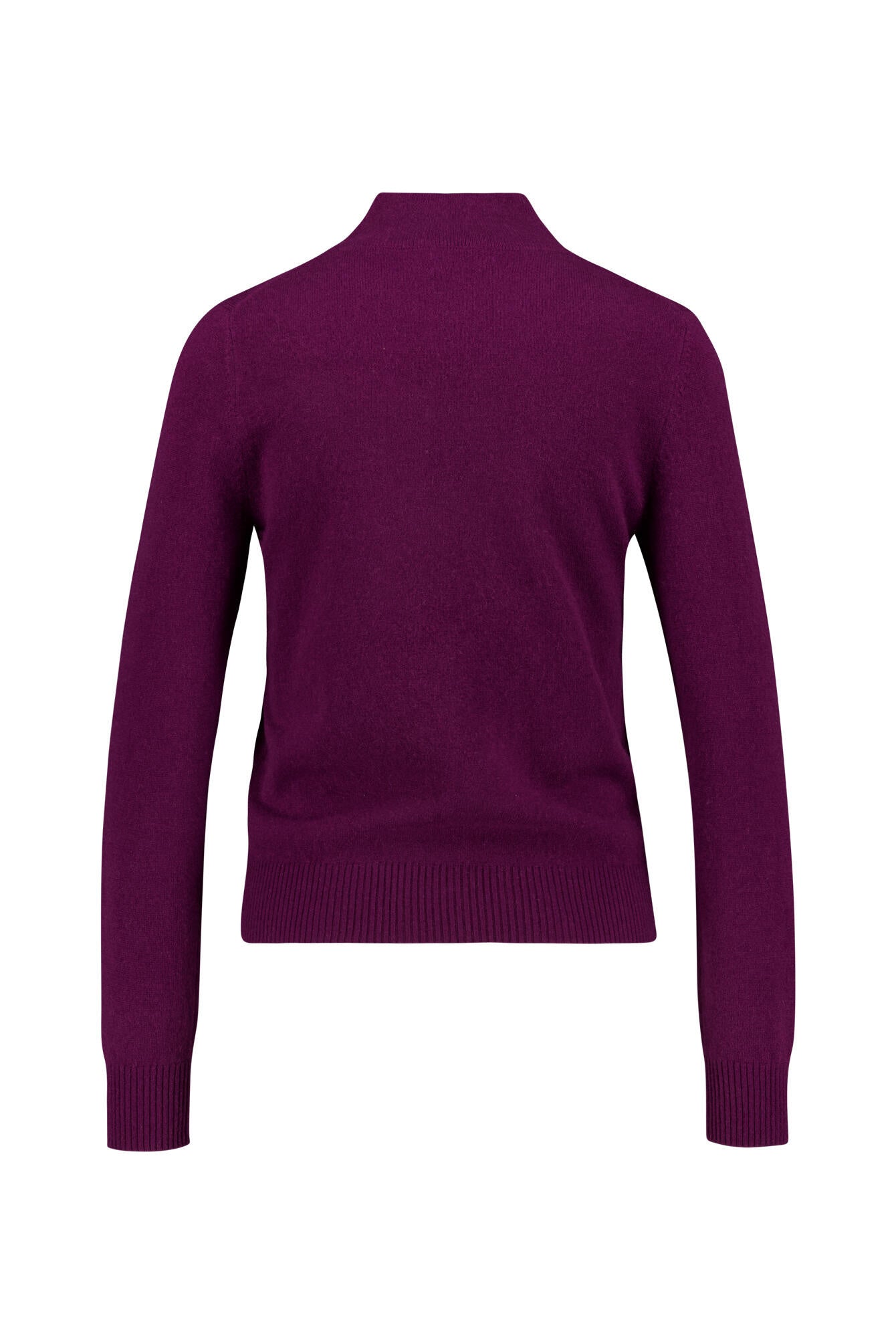 Rollkragenpullover aus Kaschmir - Berry - Rot