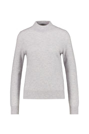 Rollkragenpullover aus Kaschmir - Silber - Grau