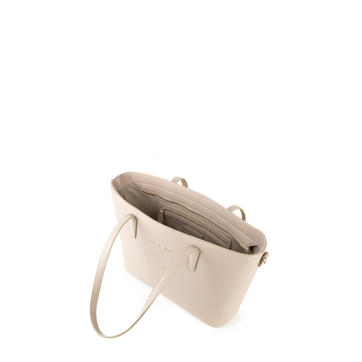 Shopper mit abnehmbarem Gurt - Beige - Beige