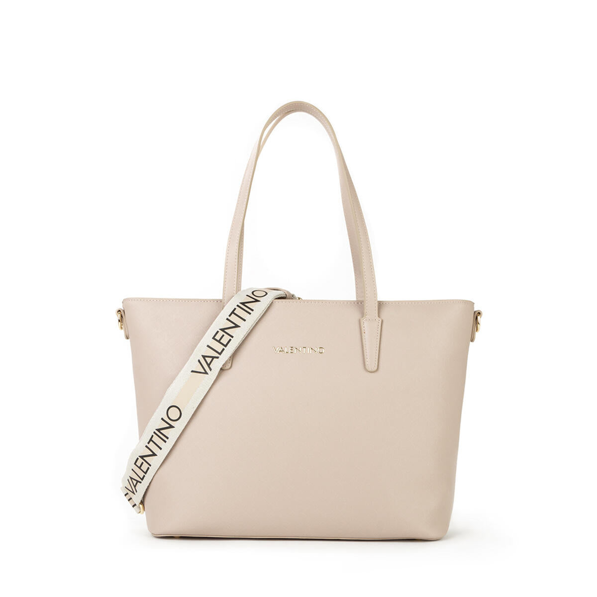 Shopper mit abnehmbarem Gurt - Beige - Beige