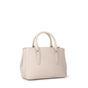 Handtasche in Leder-Optik - Beige - Beige