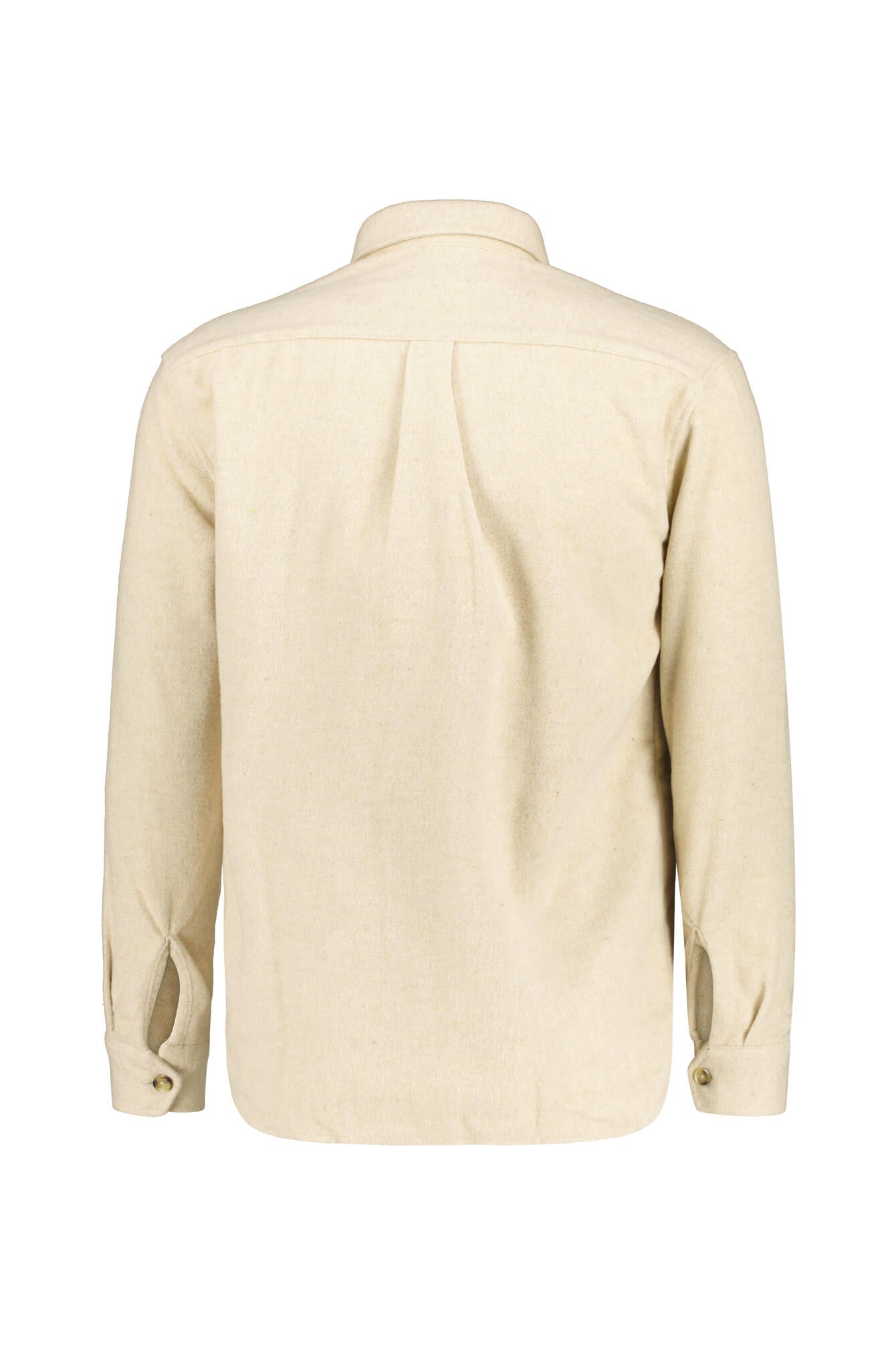 Meliertes Overshirt - BE - Beige