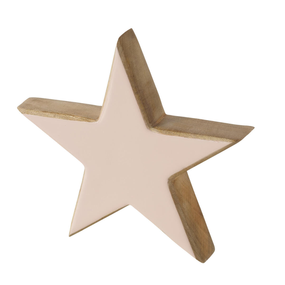 Dekoaufsteller Stardust 20 cm - ka - Beige