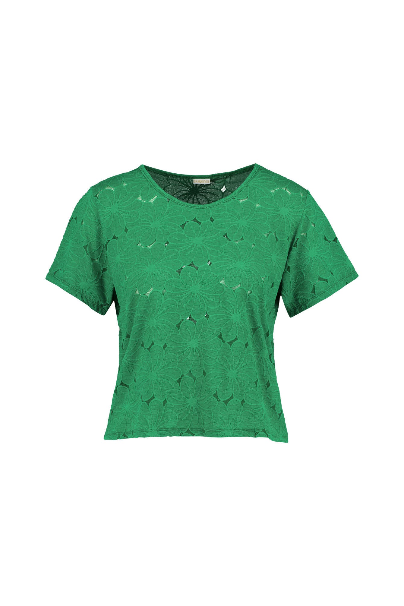 Kurzärmeliges Schlafshirt Carlos - 610 Green Flow - Grün