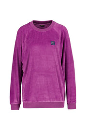 Langärmeliges Schlafshirt - 613 Purple Velv - Violett