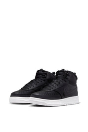 Sneaker Court Vision Mid Winter - 002 Black/Black-Phantom - Schwarz