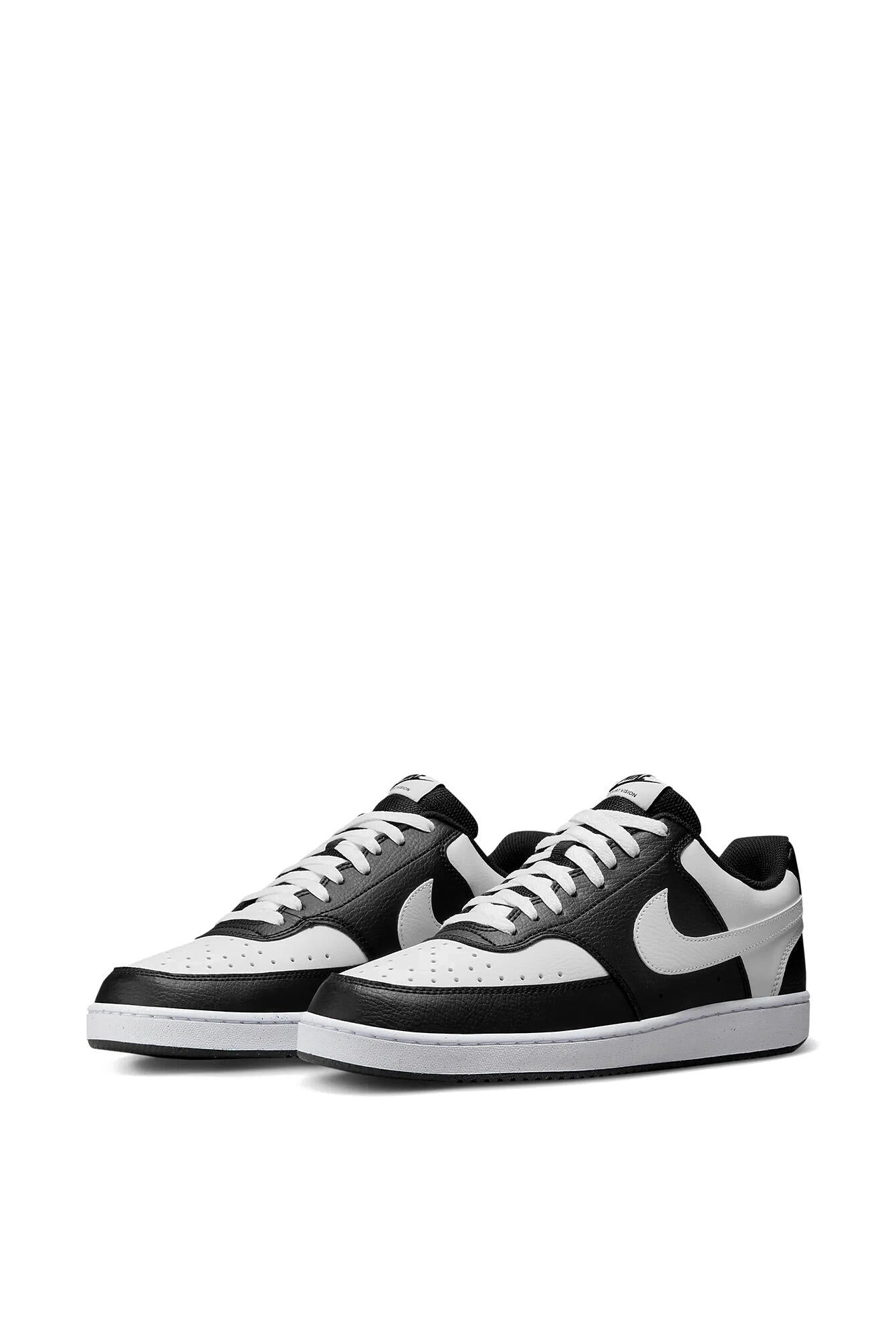 Sneaker Court Vision Low - 001 Black/White - Schwarz | Weiß