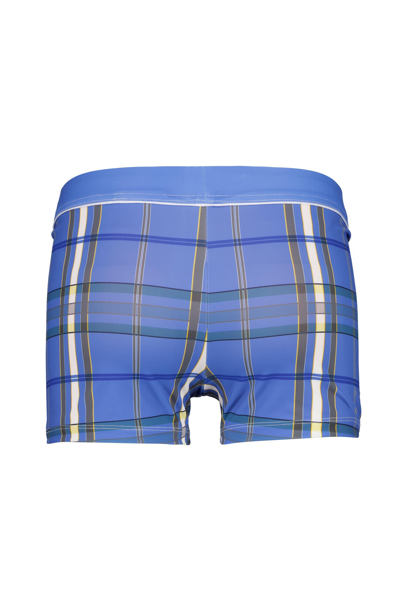 Karierte Badehose - 13 Cornflower - Blau