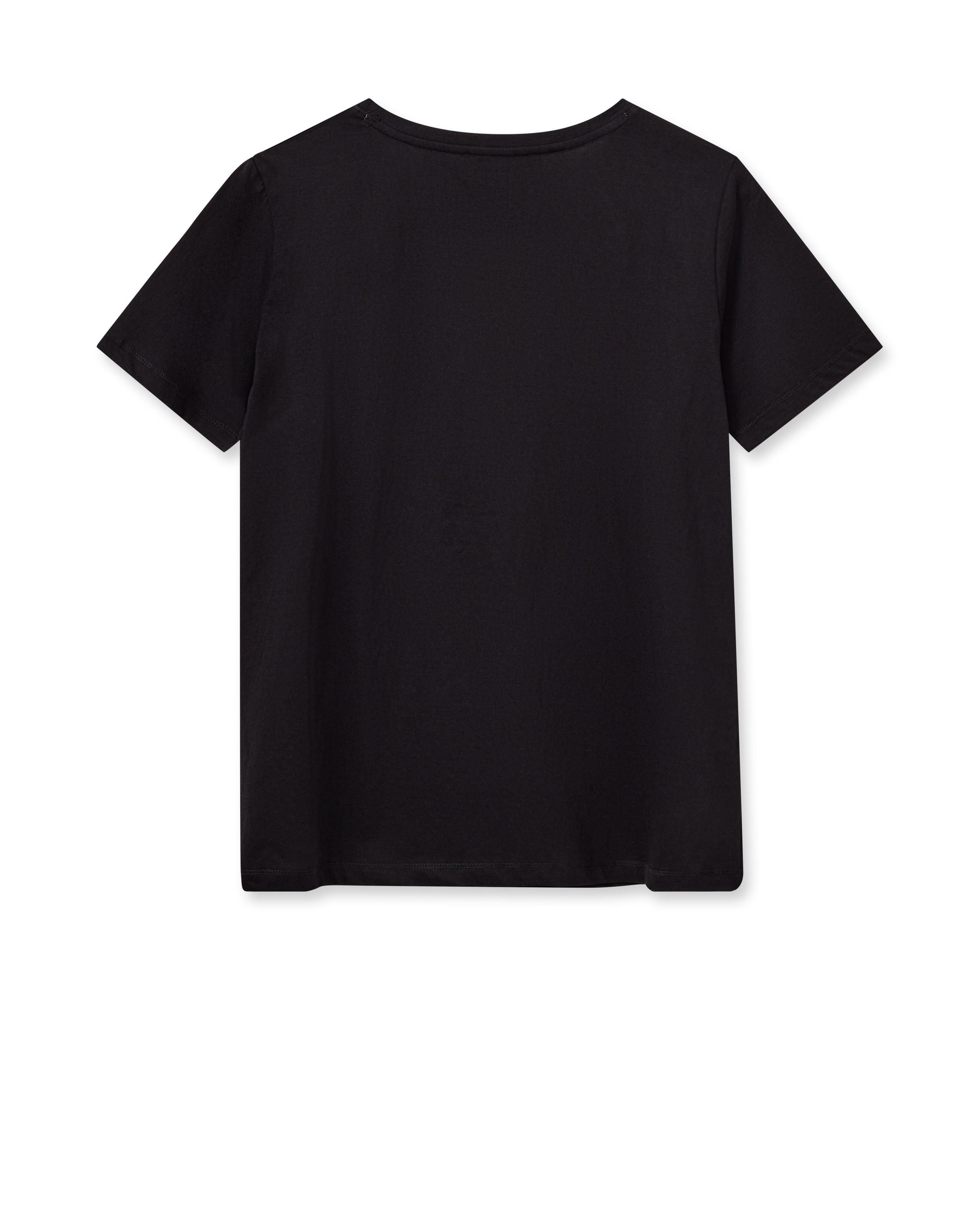 T-Shirt mit Print - 801 Black - Schwarz