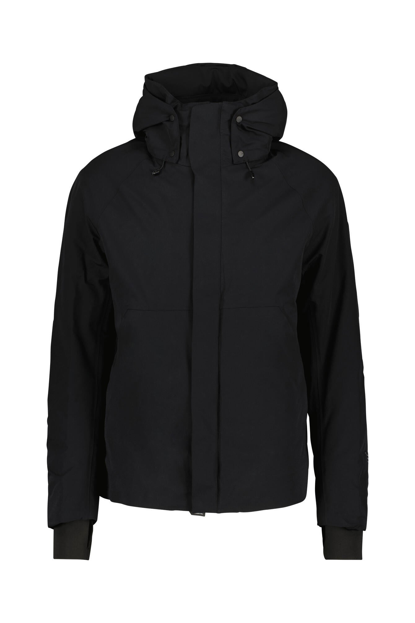 Steppjacke mit abnehmbarer Kapuze - Black - Schwarz