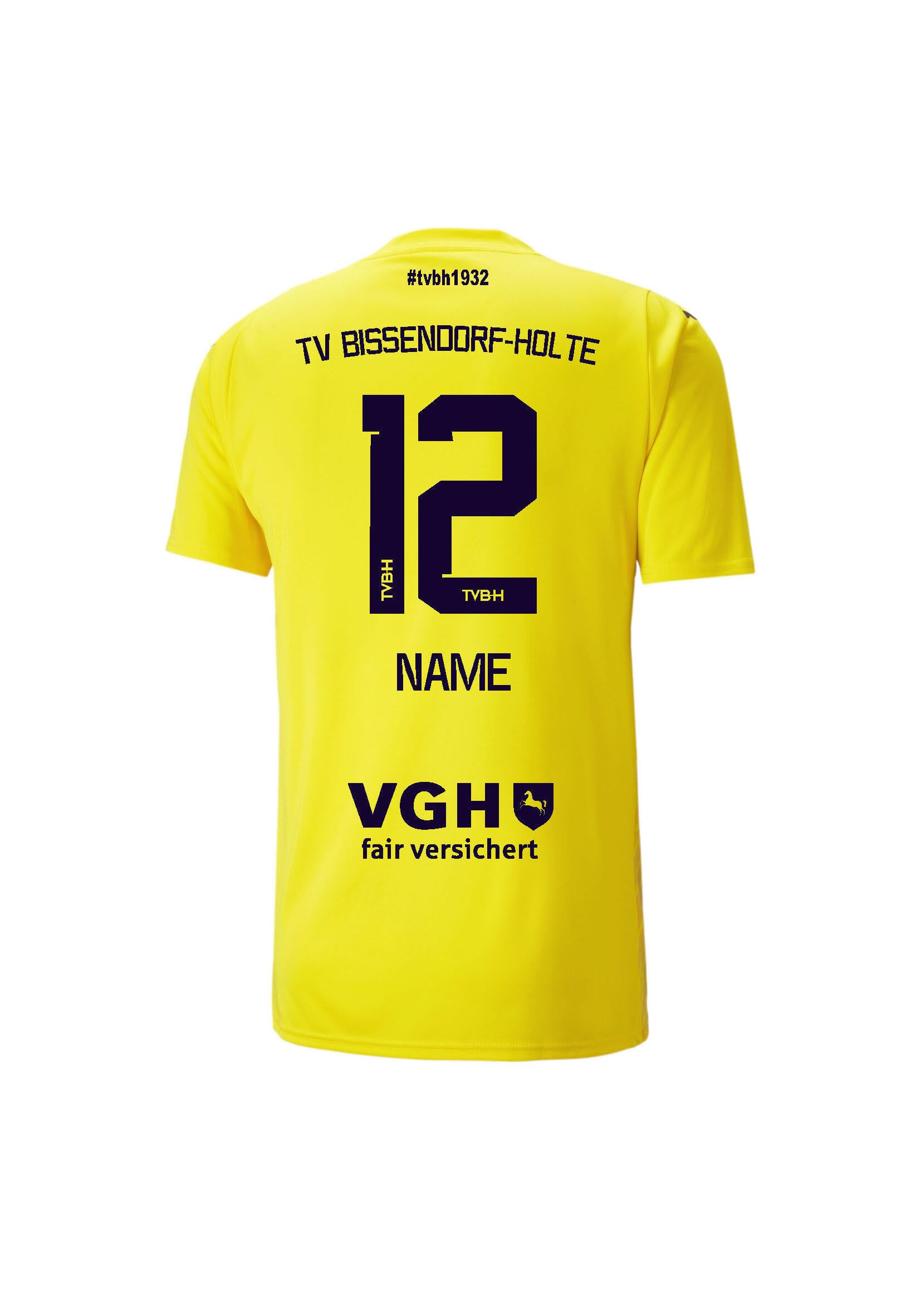 Kinder TV Bissendorf-Holte Trikot (Heim/Auswärts) - 007-CYBER YELLOW - Gelb