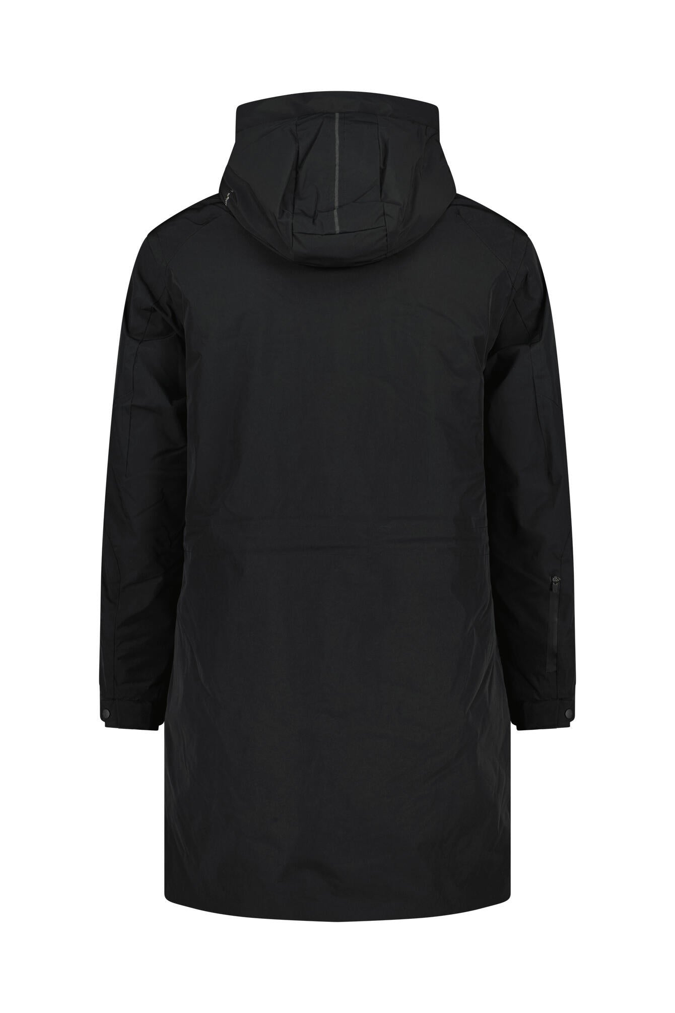 Langer Parka - Black - Schwarz