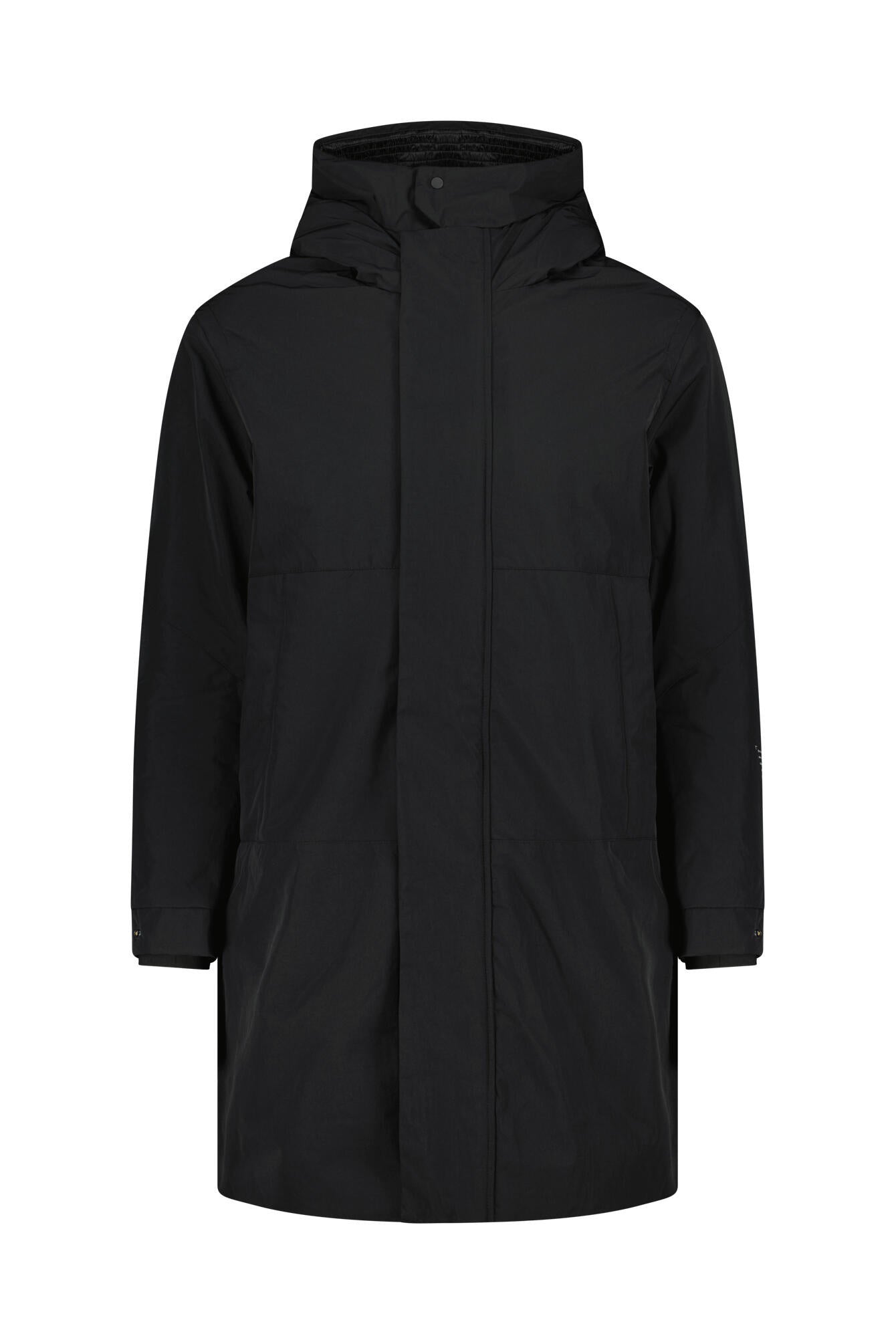 Langer Parka - Black - Schwarz