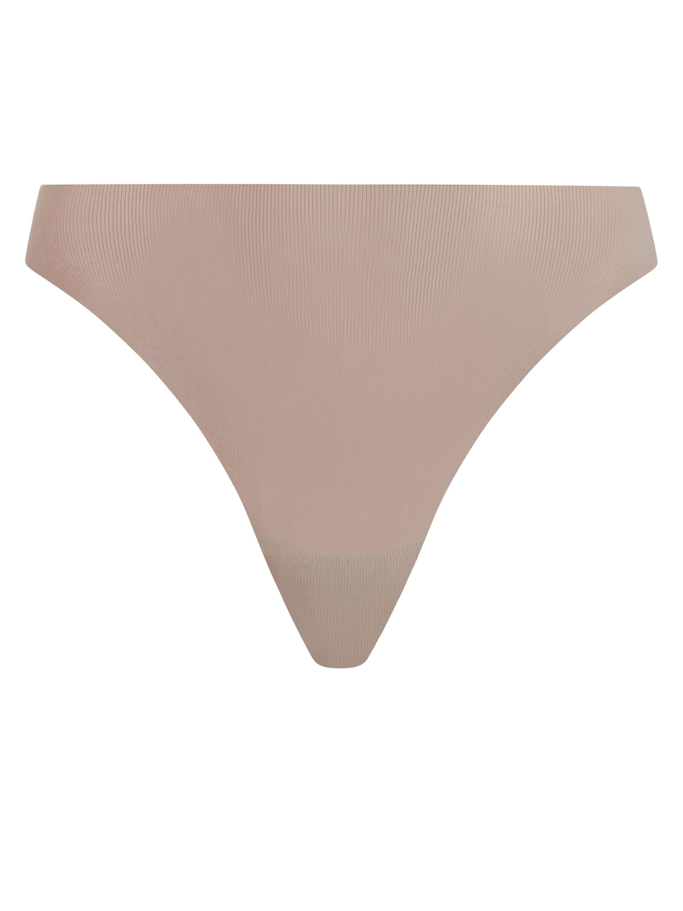 Gerippter Slip - 0OV BRONZED TAUPE - Braun